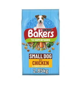 Bakers Small Dog Chicken With Vegetables Dry Dog Food 2.85kg