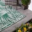 Jardin Garden Rug 150 x 240cm - Green Leaves