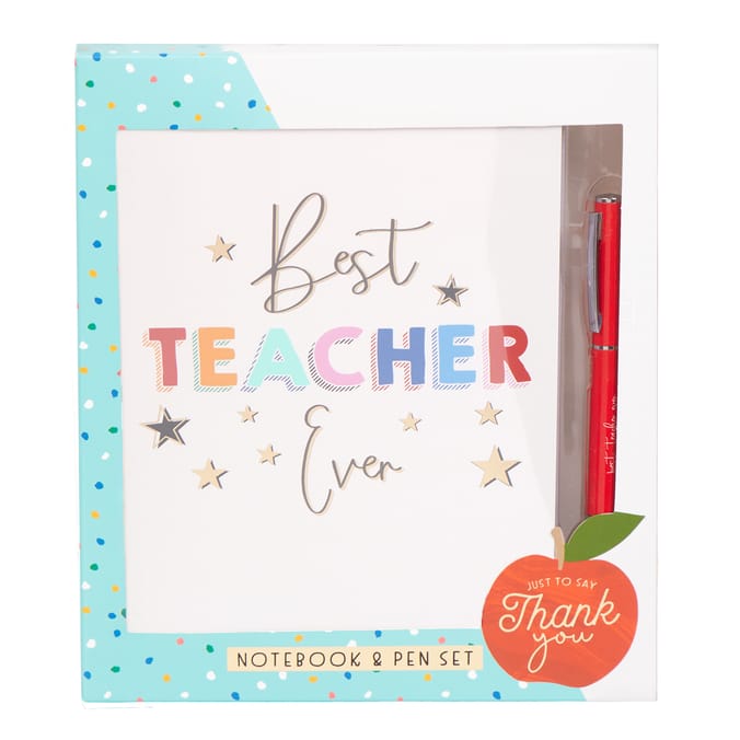 Thank You Teacher Notebook Set - Best Teacher Ever