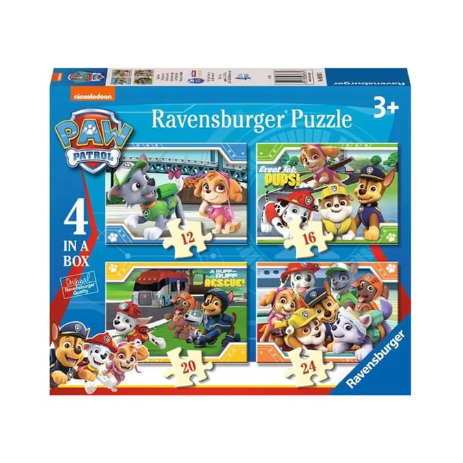 Ravensburger 4 In A Box Jigsaw Puzzles - Paw Patrol