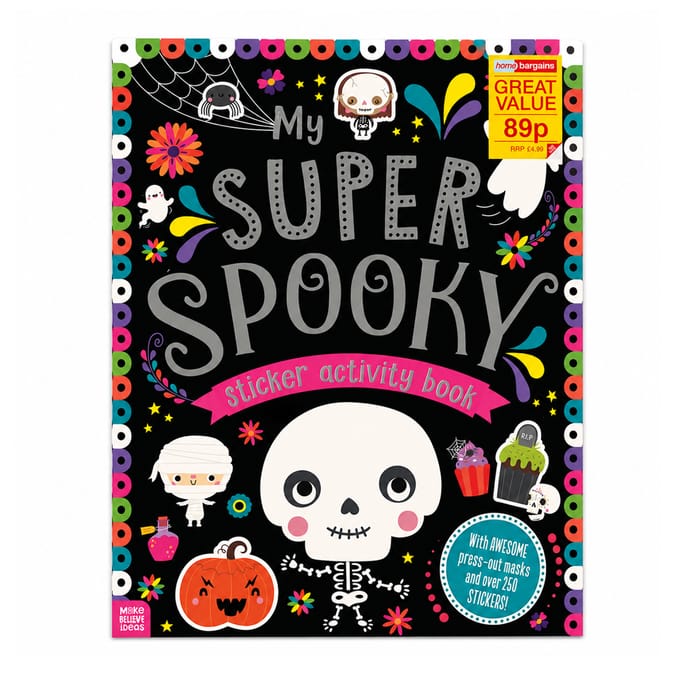 Halloween Sticker Activity Book - My Super Spooky  