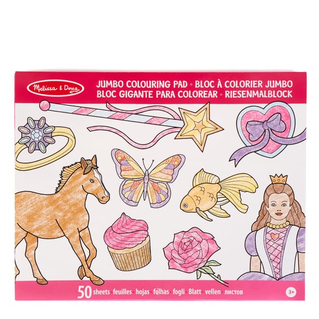 Melissa & Doug Jumbo Colouring Pad | Home Bargains
