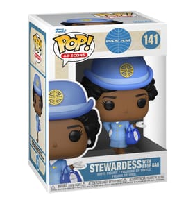 Funko Pop Pan Am Stewardess With Blue Bag Figure