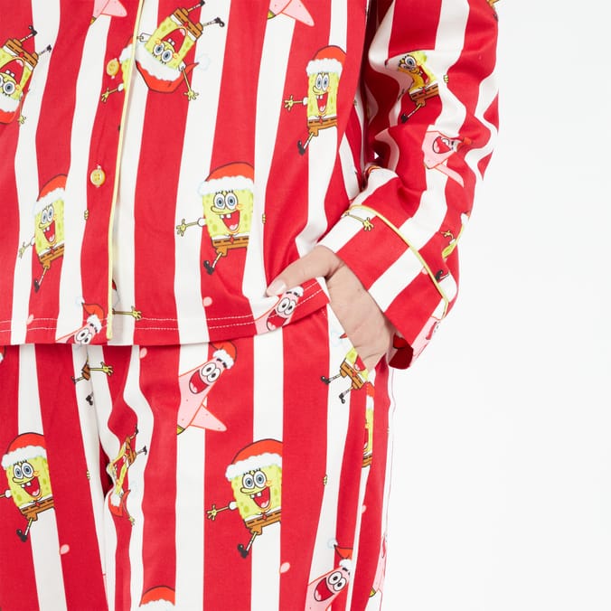 Spongebob Squarepants Ladies Christmas Pyjamas