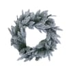 Festive Feeling 20" Pre-Lit Snowy Wreath