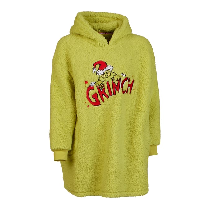 The Grinch Adult Hooded Blanket