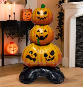 Hallow Scream Standing Balloon - Pumpkins