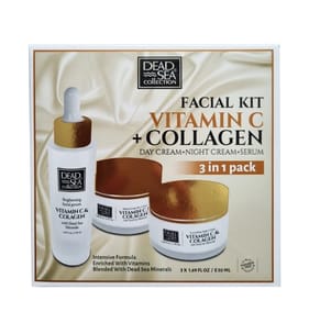 Dead Sea Collection Collagen + Vitamin C 3in1 Facial Kit