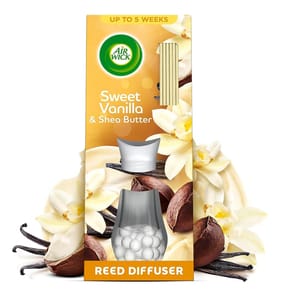 Air Wick Sweet Vanilla & Shae Butter Essential Oils Reeds Diffuser 25ml
