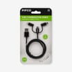 Pifco 1M 3-In-1 Lightning/Micro/Type-C Cable