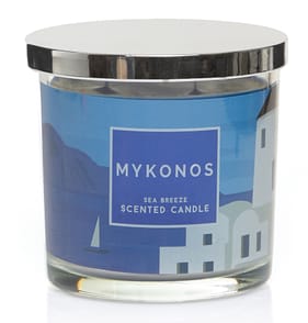 Cities Candle Jar 350g - Mykonos