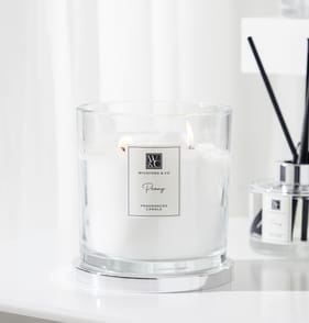  Wickford & Co Premium Fragranced Candle - Peony 