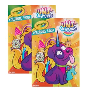 Crayola Uni- Creatures Coloring Book x2