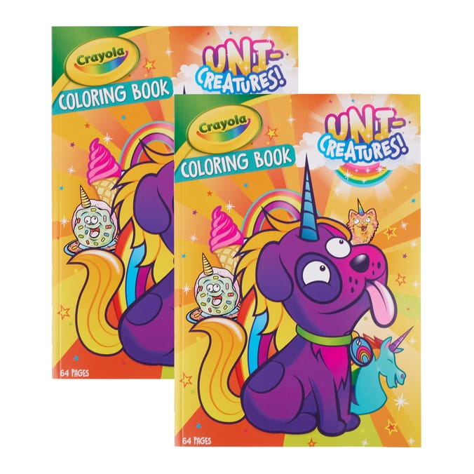 Crayola Uni- Creatures Coloring Book x2