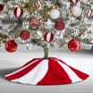 Festive Feeling Candy Cane Tree Skirt