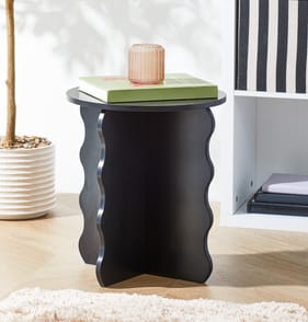 Home Collections Wiggles Side Table - Black