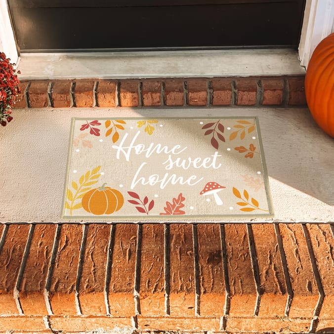 The Lifestyle Edit Harvest Door Mat - Home Sweet Home