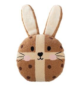 Happy Easter Hotcross Bunny Cushion - Boy