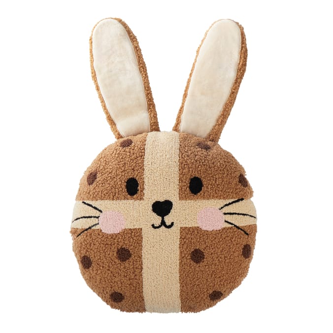 Happy Easter Hotcross Bunny Cushion - Boy