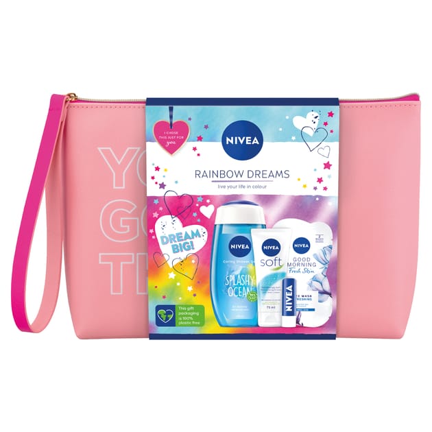 Nivea Rainbow Dreams Bag Gift Set Home Bargains