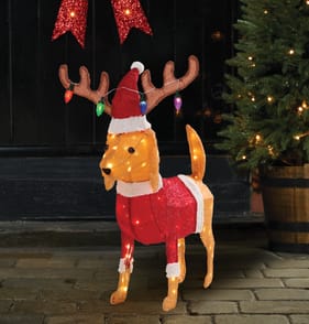 Prestige LED Light-Up Dog - Red