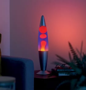 Equatech Lava Lamp 16" - Red/Purple