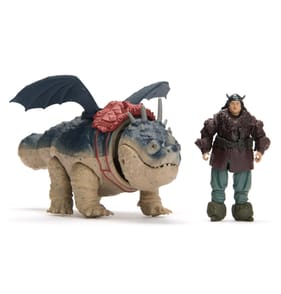 How to Train Your Dragon Action Figure - Gronkcle & Fishlegs