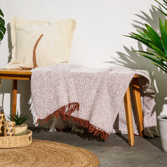The Lifestyle Edit Desert Dusk Bobble Throw 
