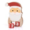 Sleigh Bells Wooden Countdown Advent - Santa