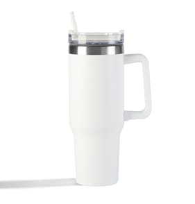 Hydrate 40oz Tumbler With Straw - White