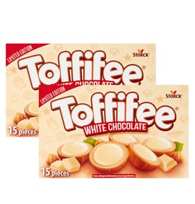 Toffifee Limited Edition White Chocolate 125g x2