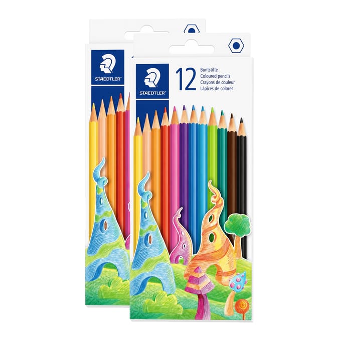 Staedtler Colouring Pencils 12 Pack x2