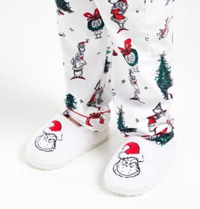 Younger Kids Grinch Slippers