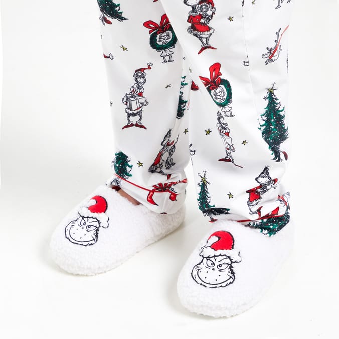 Younger Kids Grinch Slippers