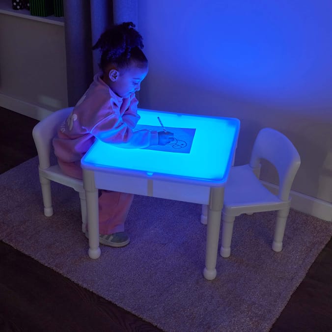 Liberty House Toys Light Table and Two Chairs Set