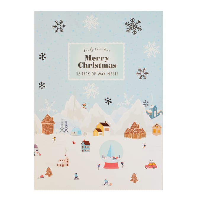 Candy Cane Lane Merry Christmas Wax Melts 12 Pack