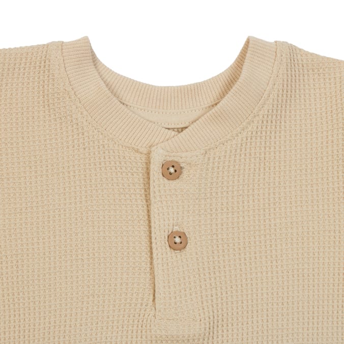 Pure Baby Natural Waffle Co-Ord Set