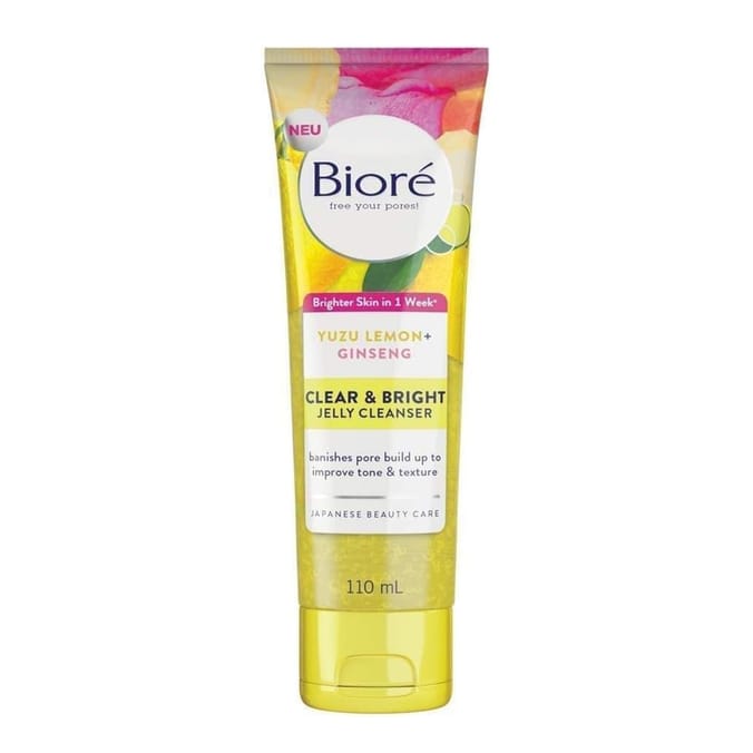 Biore Clear & Bright Jelly Cleanser 110ml