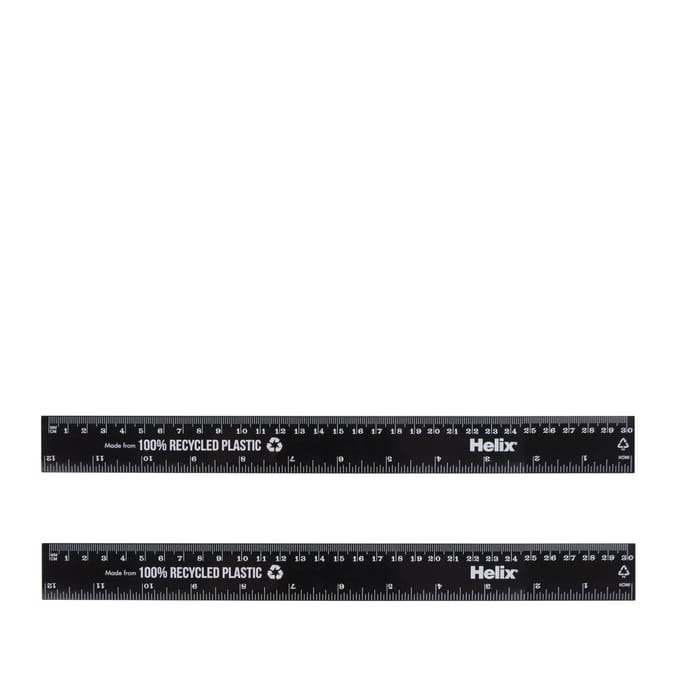 Helix Recycled 30cm Ruler x2