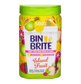 Bin Brite Freshener Powder 500g - Island Fruit