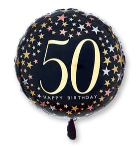 Lets Party Foil 50th Balloon