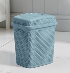 Bathroom Diamond Bin - Duck Egg