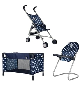 Dolly Tots Nursery Dolls Playset - Navy