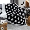 Haunted House Ghost Tufted Throw