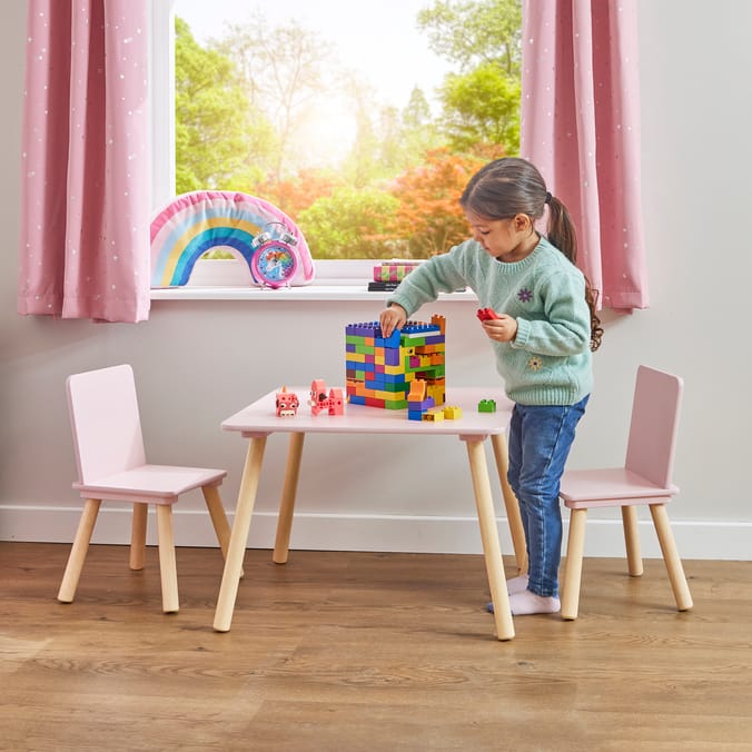Liberty House Toys Kids Table And Two Chairs Set