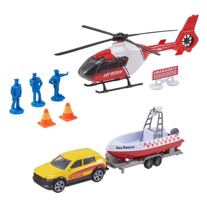 Teamsterz Air Sea Rescue Vehicle Set