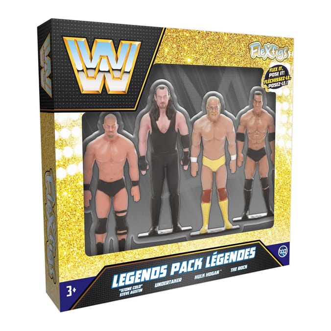 WWE Flexfigs Legends 4 Pack