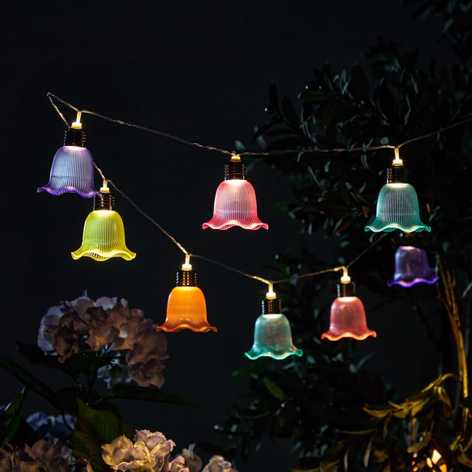 Firefly 10 Floral String Solar Lights