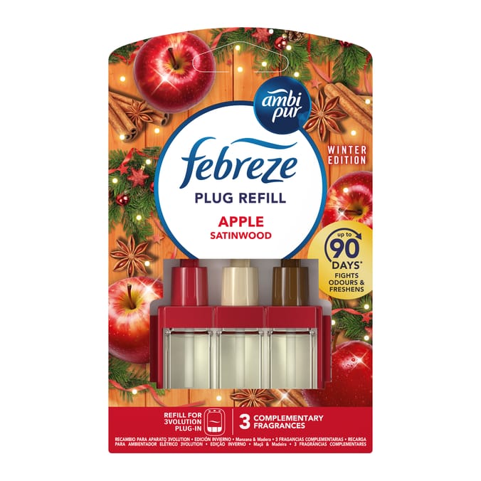 Febreze 3Volution Air Freshener Refill Apple Satinwood 20ml