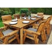 Charles Taylor 8 Seat Rectangular Table Set With Parasol